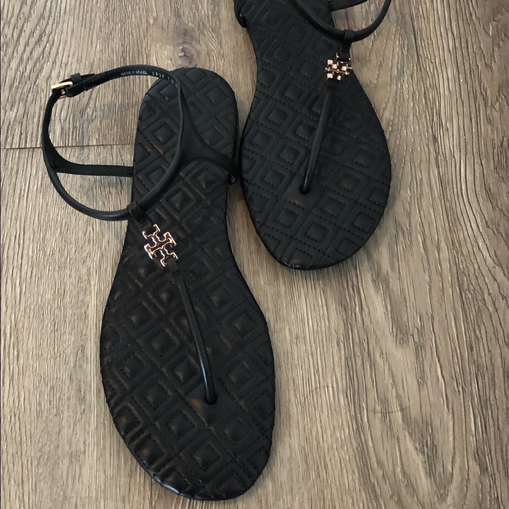 Tory Burch Black thong sandals